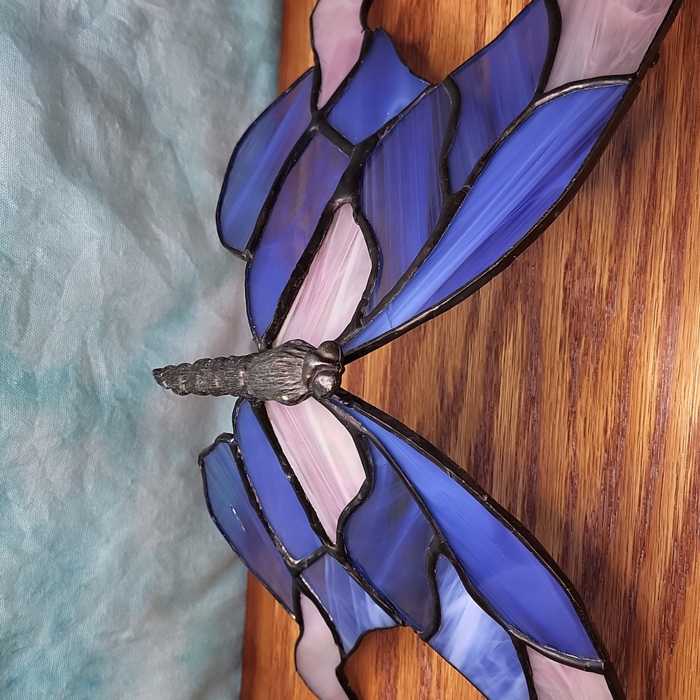 Large Stained Glass Butterfly - Picture 4 of 7
